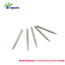 Custom Micro Stainless Steel Pencil Point Needle Solid Pin for Industrial Use
